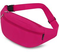 Kalanka-Sacs Banane Ville De Sécurité Pour Voyage Randonnée Homme Femme, Acs De Sport Vélo À Dos Waist Fanny Pack Running Outdoor Sport De Randonnée (Rose Rouge)