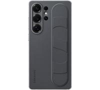 Kalanka-Samsung Standing Grip Case Coque Avec Sangle Et Fonction Béquille Pour Galaxy S25 Ultra, Black