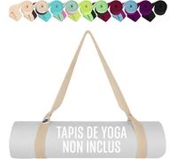 Kalanka-Sangle Premium Pour Tapis De Yoga - Coton Extra Doux Et Épais - Respectueux De La Peau Et Antidérapant - Porte-Tapis Ajustable Pour Tous Les Tapis [Tapis Non Inclus]
