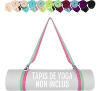 Kalanka-Sangle Premium Pour Tapis De Yoga - Coton Extra Doux Et Épais - Respectueux De La Peau Et Antidérapant - Porte-Tapis Ajustable Pour Tous Les Tapis [Tapis Non Inclus]