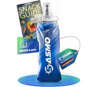 Kalanka-Sasmo® Softflask Soft Flask Gourde Pliable Sans Bpa Et Ultra Légère Avec Capuchon De Protection Et Valve À Haut Débit Pour La Course, Le Cyclisme Et L'extérieur