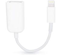 KALANKA-Satchef GmbH Connecto Lightn-ing Auf USB Kamera Adapter Weiß Kompatibel mit i-Phone,i-Pad, USB Kabel OTG Daten Sync für Kamera, Midi Keyboard, Maus, Kartenleser, USB-Ethernet-Adapter