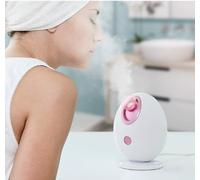 Kalanka-- Sauna Facial Électrique Moispa, Hydratation Et Nettoyage Profond Par Vapeur, Nano-Vaporisateur Multifonction, Ergonomique, Arrêt Automatique, Blanc, Abs