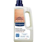 Kalanka-- Savon Noir Concentré À L'huile De Lin Pour Sols Intérieurs - Nettoie, Nourrit Et Protège - 99% D'ingrédients D'origine Naturelle - Fabriqué En France - 1 L - 50m²