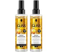 Kalanka-Schwarzkopf - Gliss - Lait Démêlant Express - Huile Précieuse - Nutrition - Protège Jusqu'à 230°C - Démêle & Nourrit Intensément - Cheveux Sec & Rêche - Soin Normal - Sans Rinçage - 200ml (Lo