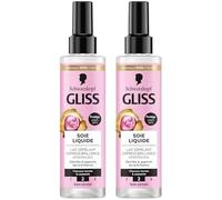 Kalanka-Schwarzkopf - Gliss - Lait Démêlant Express - Soie Liquide - Brillance - Protège Jusqu'à 230°C - Démêle & Apporte De La Brillance - Cheveux Ternes & Cassants - Soin Normal - Sans Rinçage - 20
