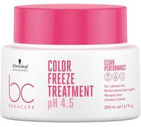 Kalanka-Schwarzkopf Professional Bonacure Color Freeze Treatment Masque Capillaire Crémeux Pour Cheveux Colorés Ph 4.5 Balancer Technology Zéro Affadissement Vegan Colour Locking System 200 Ml