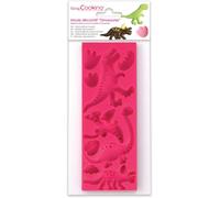 Kalanka-Scrapcooking 3449 Dinosaures Moule Pâte Silicone Rose 21,7 X 9,5 X 0,8 Cm-Kalanka