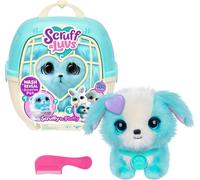 KALANKA-Scruffs de Compagnie ScruffaLuvs Bleu\u2013 Peluche mystère, 19 cm \u2013 Lave et découvre Un Chiot, Un Lapin ou Un Chaton \u2013 avec Caisse de Transport Deluxe de 22 cm