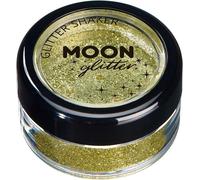 Kalanka-Secoueurs À Paillettes Fines Par (Paillette Lune) ¿ 100% De Paillettes Cosmétique Pour Le Visage, Le Corps, Les Ongles, Les Cheveux Et Les Lèvres - 5g - Or