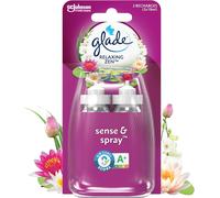 Kalanka-Sense & Spray Recharge Duopack Diffuseur À Détection De Mouvement - Infusé Aux Huiles Essentielles - Jusqu'à 4 Mois De Parfum - Relaxing Zen - 2 Recharges