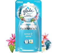 Kalanka-Sense & Spray Recharge Duopack Diffuseur À Détection De Mouvement - Infusé Aux Huiles Essentielles - Jusqu'à 4 Mois De Parfum - Ocean Adventure - 2 Recharges
