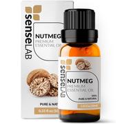 Kalanka-Senselab Huile Essentielle De Noix De Muscade - Huile De Noix De Muscade Naturelle 100% Pure De Qualité Thérapeutique Pour Diffuseur D'aromathérapie Et Humidificateur - Huile De Massage (10 M