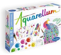 KALANKA-SentoSphère - AQUARELLUM - CARTES POSTALES ANIMAUX - Kit peinture - Peinture Aquarellable Magique - A partir de 7 ans - fabriqué en France