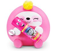 KALANKA-Série 1 - Paresseux, Peluche Surprise Moyenne, Peluche Ultra Douce, Confort Squishy Câlin, 28 cm, Peluche avec Accessoire de Marque Snack (Sloth)