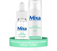 Kalanka-- Sérum Concentré Anti-Imperfections + Gelée Matifiante Anti-Imperfections - À L`Acide Salicylique Et Alpha-Hydroxylé - Peaux À Imperfections Mixtes À Grasses