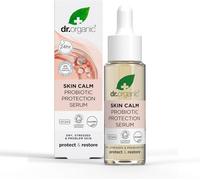 Kalanka-Sérum De Protection Probiotique Dr Organic Skin Calm, Pour Les Rougeurs, Peau Sèche, Sensible Et Irritable, Testé Dermatologiquement, Végan, Sans Cruauté, Sans Parabène Et Sls,30ml