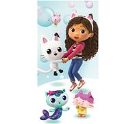 KALANKA-Serviette Gabby's Dollhouse 100% Coton - Super Absorbante et à Séchage Rapide pour Bébé - Serviette de Bain et de Plage pour Filles et Enfants