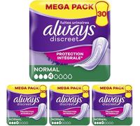 Kalanka-Serviettes Pour Fuites Urinaires Femmes Normal 30 Serviettes Protection Intégrale*. Discrétion Incroyable (Lot De 4)