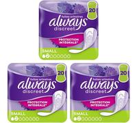 Kalanka-Serviettes Pour Fuites Urinaires Femmes Small 20 Serviettes Protection Intégrale*. Discrétion Incroyable (Lot De 3)