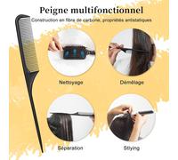 Kalanka-Set De Brosse Cheveux Démêlante - Brosse Brushing Lissante Pour Femme, Réduisant L'emmêlement Et La Casse Des Cheveux, Adapté Pour La Dédélange En Humidité Et En Séchage