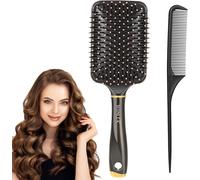 Kalanka-Set De Brosse Cheveux Démêlante - Brosse Brushing Lissante Pour Femme, Réduisant L'emmêlement Et La Casse Des Cheveux, Adapté Pour La Dédélange En Humidité Et En Séchage