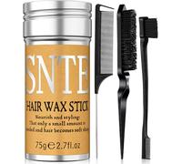Kalanka-Set De Stick Cheveux Plaquage Avec Peigne, Stick Anti Frisottis Cheveux, Bâtons De Cire Cheveux Pour Femmes Et Enfantsne Graisse, Baume Coiffante En Stick, Wax Stick Hair-75g