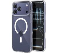 KALANKA-SheerForce Clear Coque iPhone 17 Pro Max, Coque de Protection Compatible MagSafe, Design Fin, Protection Antimicrobienne, Antirayure, Magnétique et Anti-Impacts, Transparent