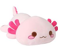 KALANKA-Shownicer Axolotl Peluche Géante Kawaii - Oreiller, Jouet Animal, Poupée Coussin - Cadeau pour Enfants Filles 3+ Ans (Rose, 50cm)