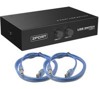 KALANKA-Sienoc USB 2.0 Commutateur de Partage 2 Ports pour Imprimante Scanner