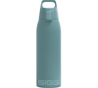 Kalanka-Sigg - Gourde Isotherme 1l - Shield Therm One Morning Blue - Rando, Fitness, Yoga - Convient Aux Boissons Gazeuses - Étanche - Passe Au Lave Vaisselle - Sans Bpa - Acier Inoxydable 90% Recycl
