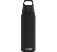 Kalanka-Sigg - Gourde Isotherme 750 Ml - Shield Therm One Black - Rando, Fitness, Yoga - Convient Aux Boissons Gazeuses - Étanche - Passe Au Lave Vaisselle - Sans Bpa - Acier Inoxydable 90% Recyclé -