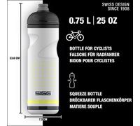 Kalanka-Sigg - Gourde Sport - Bidon Vélo Souple - Pulsar - Lavage Au Lave-Vaisselle - Étanche & Léger - Sans Bpa - 0,75l