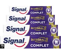 Kalanka-Signal - Dentifrice Integral 8 Complet Effet Prébiotique - Protection Complète 3x Plus Efficace -96% D¿Ingrédients D¿Origine Naturelle (Lot De 4x75ml)