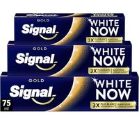 Kalanka-Signal - Dentifrice White Now Gold Blancheur - Des Dents 3x Plus Blanches Dès Le Premier Brossage - Blancheur Longue Durée - Extra Brillance - 94% D'ingrédients D'origine Naturelle - (Lot De