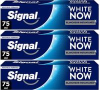Kalanka-Signal - Dentifrice White Now Original - Blancheur Instantanée - 96% D'ingrédients D'origine Naturelle - (Lot De 3x75ml)