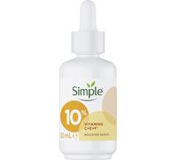 Kalanka-Simple Sérum Booster 10% Vitamine C + E + F* - Sérum Visage Qui Hydrate Et Éclaircit Les Peaux Ternes Et Sèches - Pour Une Peau Visiblement Éclatante Et Éclatante, Convient À Tous Les Types D