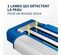 Kalanka-Skinguard Rasoir Jetable Pour Peaux Sensibles X8, Testé Cliniquement Pour Les Peaux Sensibles
