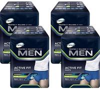 Kalanka-Slips Pour Homme Taille L - Protection Urinaire Et Fecale - Utilisation Quotidienne, Active Et Nocturne - Lot De 2 Packs De 8 Slips - Bleu Foncé - Jetable - Tena Men
