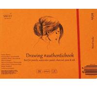 Kalanka-Sm-Lt Carnet- Mixed Media - 24,5x17,6cm - 18 Feuilles - 200 Gsm 5mixb-18st