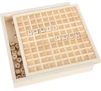 KALANKA-small foot 10952 Créer des mots ""Educate"", en bois certifié 100% FSC® , jouet éducatif pour petits écoliers