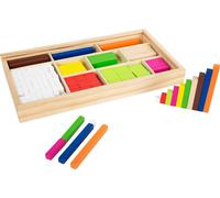 KALANKA-small foot 1136 baguettes de calcul en bois, pour apprendre la table de multiplication, 300 baguettes colorées dans une boîte, à partir de 5 ans