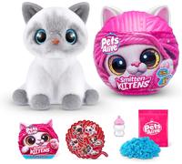 KALANKA-Smitten Kittens Surprise, Bonnie, Nurture Play, Soft Toy Unboxing, Interactive, 10 Sons, Ultra Soft Plushies, Adopt Electronic Pet Kitten (Bonnie)