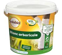 KALANKA-SOLABIOL Protection des Arbres Blanc Arboricole - seau 1L - Barrière physique contre les parasites, des champignons, mousses - 2 à 3 arbres SOBLANC3