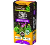 Kalanka-Solabiol Tercac6 Terreau Cactées Et Plantes Grasses 6l Croissance Vigoureuse Utilisable En Agriculture Biologique, 6 Liters L, Marron, 21 X 50 X 5 Cm