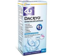Kalanka-- Solution D'entretien Des Lentilles 6 En 1 - Nettoie, D¿¿Sinfecte, D¿¿Prot¿¿Nise, Rince, Lubrifie, Conserve - Lentilles De Contact - Acide Hyaluronique - Etui Inclus - Flacon-Format Voyage 50