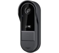 Kalanka-Sonnette De Porte Intelligente Sans Fil - Caméra Vidéo Intelligente - Objectif Grand Angle - Interphone Visuel Bidirectionnel - Vision Nocturne - Réveil À Un Bouton - Pour Villa, Maison,