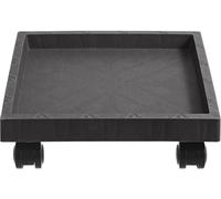 KALANKA-Soucoupes Pots De Fleur Carrées avec Roulette De Plante Pot Mover Plant Pot Roulette Placez Plancher Plateau De Moveles Plateau Plante Roulette 29par29