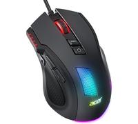 KALANKA-Souirs Gamer Filaire Ergonomique, 12 800 DPI, 8 Boutons programmables, Souris Gaming avec Fire Button, 12 Options RGB Personnalisable, Haute Précision- pour MOBA FPS CS