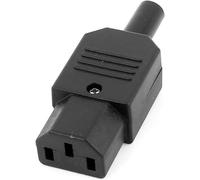 KALANKA-sourcing map IEC 320 C13 Femelle Prise Puissance Connecteur Alimentation Adaptateur AC 250V 10A